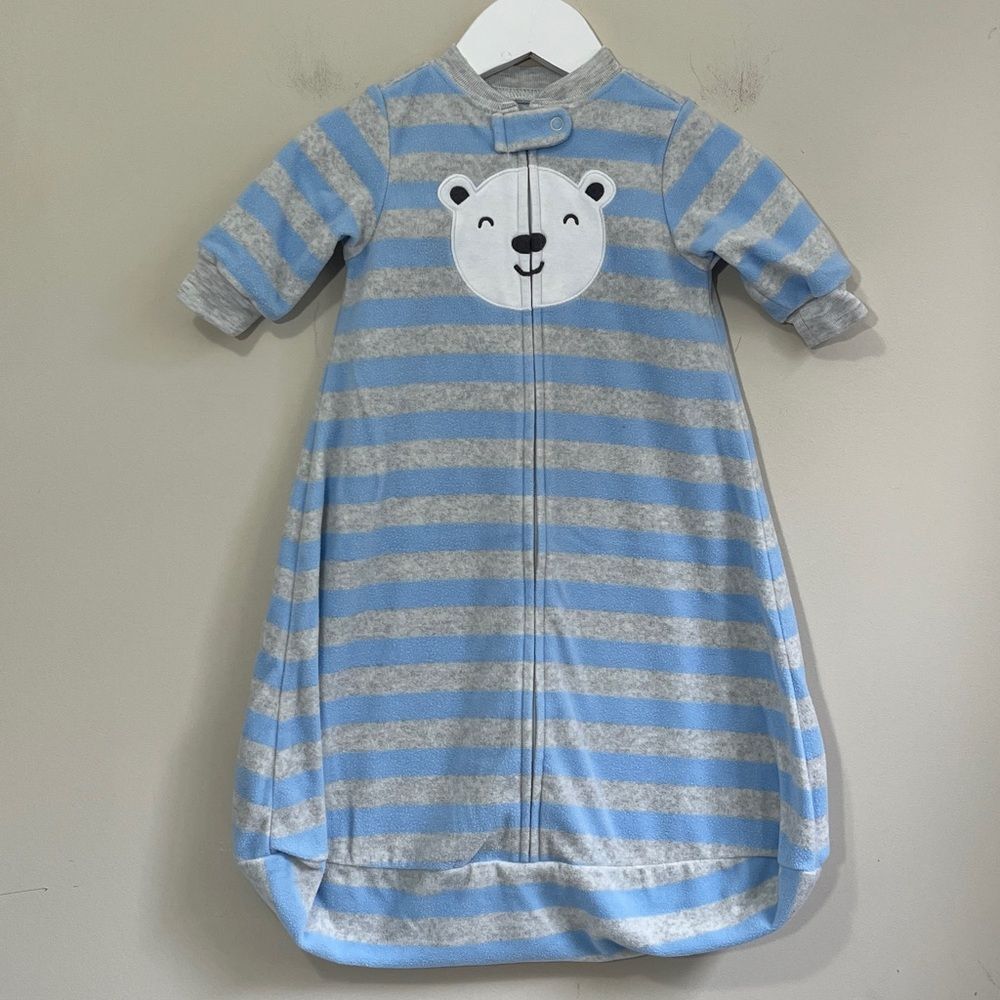 Carter’s Baby Boy Long Sleeve Fleece Sleep Sack Size Small (0-3 months)